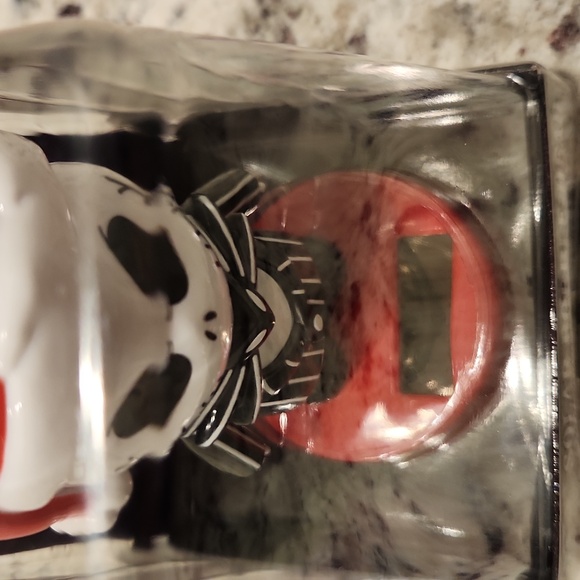 The Nightmare Before Christmas Jack Skellington Solar Bobble Head Santa Hat - Picture 8 of 8